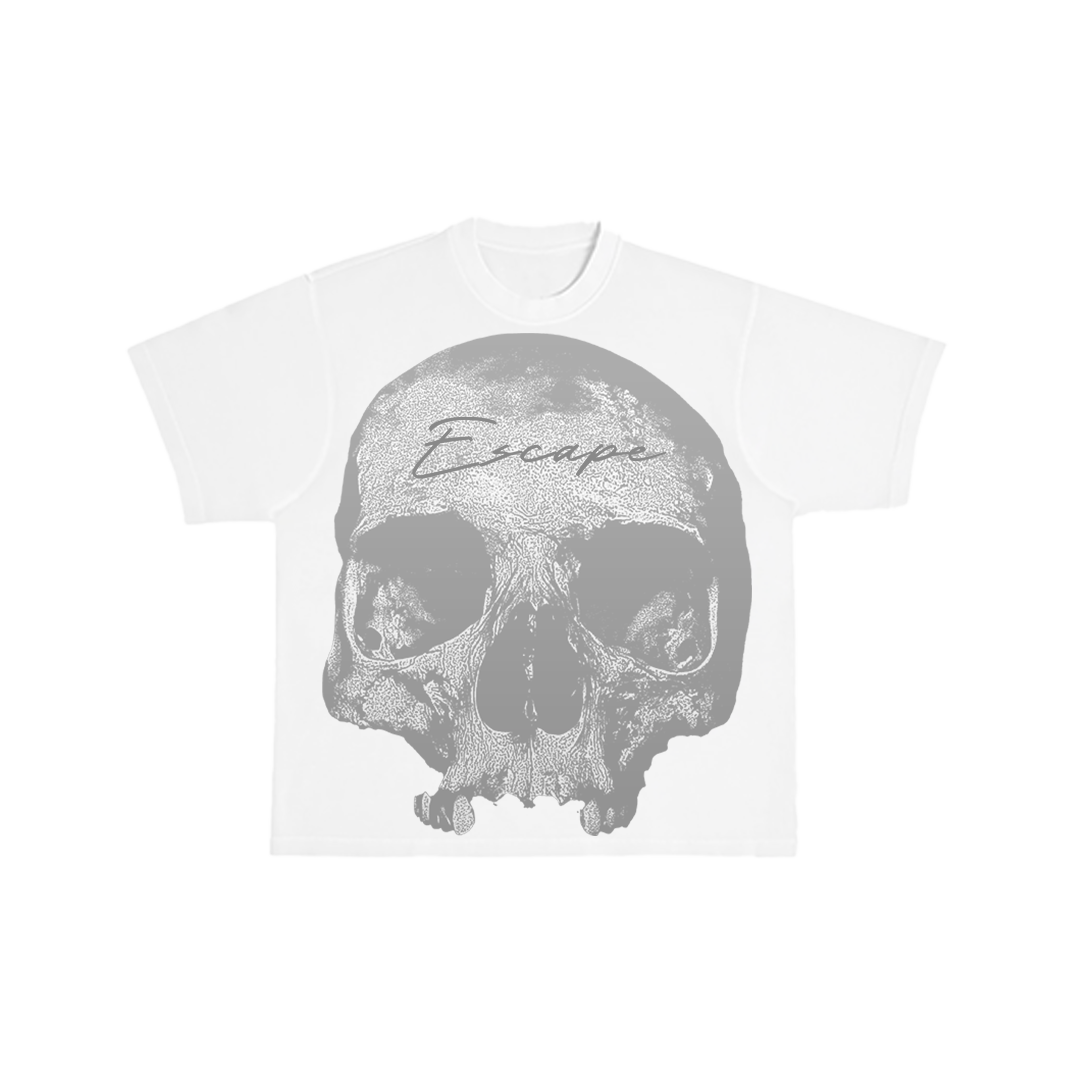 SKULL TEE WHITE SKULL TEE WHITE